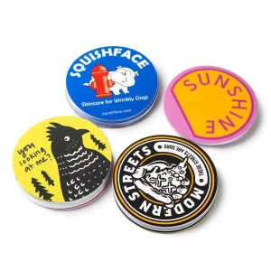 Custom Round Logo Stickers Waterproof Adhesive Labels Durable Vinyl Material Personalized Printing for Product Packaging