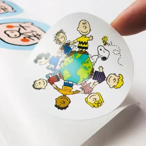 Custom Round Stickers Waterproof Oil-Proof Personalized Logo Decals Customized Shape Size & Design Stickers Rolls