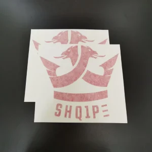 Custom Rub on Transfer Logo Stickers
