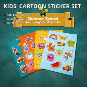 Custom Scented Cartoon Vinyl Stickers for Promotional Gifts Eco Friendly Waterproof & Durable