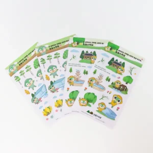 Custom Self Adhesive Kiss Cut Sticker Sheets printing Custom Design Personalized Vinyl Stickers Sheet