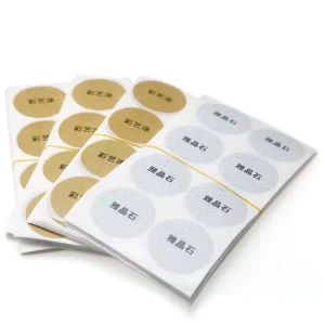 Custom Self Adhesive Kraft Paper Sticker Thank You Stickers for Small Business