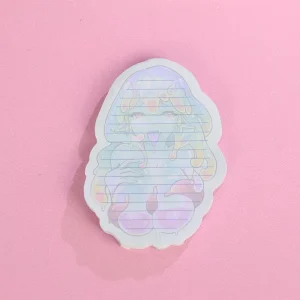 Custom Self-Adhesive Note Paper Sticker Cute Irregularity Shape Stationery with Personality Design for Memo Pads