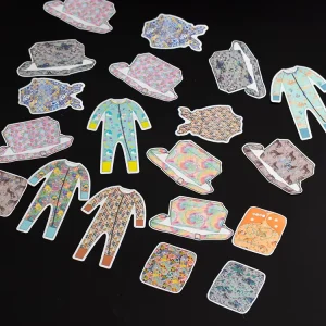 Custom Self Adhesive PVC Logo Sticker Sheet Waterproof and Oil Proof Personalized Vinyl Label Prints