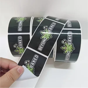 Custom Self Adhesive Package Labels Roll Printed Stickers Waterproof Baked Food Safety Label for Food Packaging