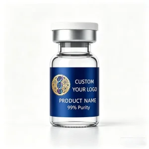 Custom Self Adhesive Peptide Labels 2ml 5ml 10ml Vials for Weight Loss & Youthful Health Use