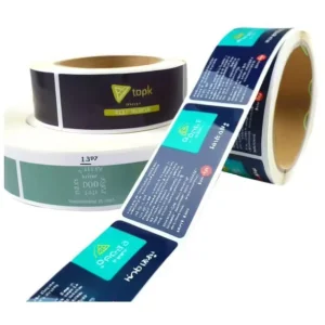 Custom Self Adhesive Roll Waterproof Printing Labels Sticker for Clothing Packaging and Branding