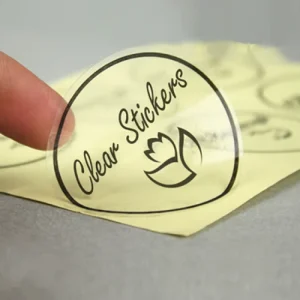Custom Self Adhesive Transparent Plastic Sticker Paper Label Sticker Sheet