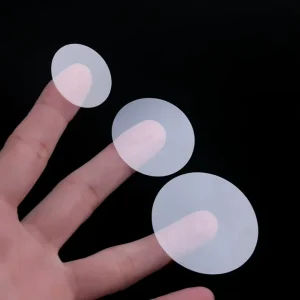 Custom Self Adhesive Vinyl PVC Transparent Stickers With Logo DIY Transparent Label Stickers for Envelope Cups Window