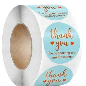 Custom Self-Adhesive Vinyl Stickers Logo Sticker Waterproof Sticker Printing Roll Labels