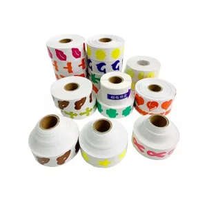Custom Self Adhesive Vinyl Stickers Logo Sticker Waterproof Sticker Printing Roll Labels