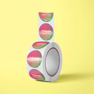 Custom Self-Adhesive Vinyl Stickers Logo Sticker Waterproof Sticker Printing Roll Labels