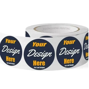 Custom Self Adhesive Vinyl Stickers Logo Sticker Waterproof Sticker Printing Roll Labels