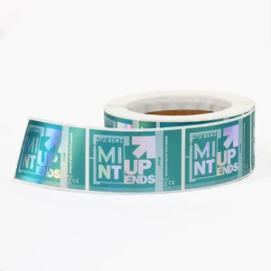 Custom Self-Adhesive Vinyl Stickers Logo Sticker Waterproof Sticker Printing Roll Labels