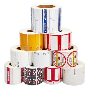 Custom Self-adhesive Stickers Synthetic Paper Label Stickers For Packaging