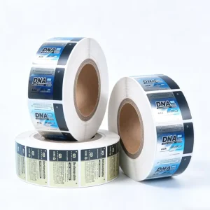 Custom Self adhesive Waterproof Eco Friendly Paper High Temperature Resistant Printing Battery Labels