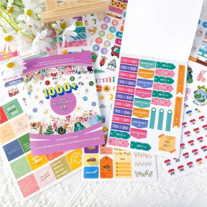 Custom Sheet Kiss Cut Planner Stickers Journal Decorative Paper Sticker