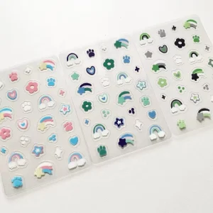 Custom Sheets Transparent Vinyl Sticker Cartoon Waterproof Sticker