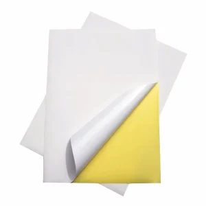 Custom Size 8.5″ X 11″ 2″ X 4″ 4″ X 5″ Full Sheet Printable White Barcode A4 Sticker Paper for Laser Inkjet Printing Printer