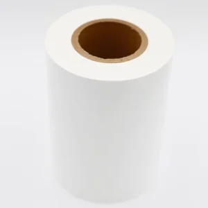 Custom Size Gloss White PP Sticker Paper Polypropylene Sticker Self Adhesive Synthetic PP Materials Rolls