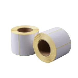 Custom Size Printing Direct Thermal Label Paper 58×40 Shipping Label Barcode Printing Thermal Transfer Color Label Rolls