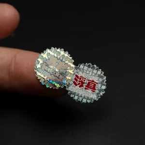 Custom Small Hologram Anti Counterfeit Sticker Labels Personalizados Laser Adhesive Stickers Sheet