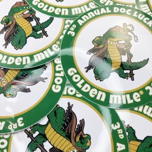 Custom Sticker Die Cut Stickers Printing Adhesive Waterproof Company Cartoon Logo Outside Car Sticker