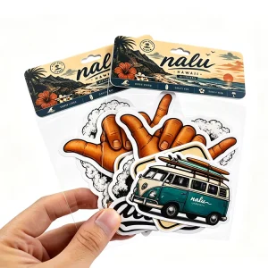 Custom Sticker Pack OPP Bag Waterproof Cartoon Sticker for Advertising Promotion Die Cut Vinyl Custom Sticker Pack