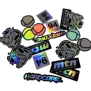 Custom Sticker Printing Die Cut Stickers Size Holographic Laser Vinyl Waterproof