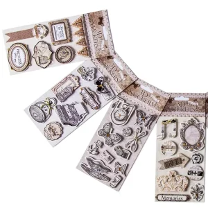 Custom Sticker Sheet Easy to Use Paper Removable Stickers Creative Durable Vintage Stickers