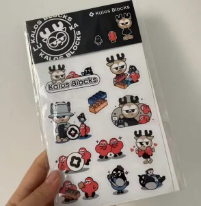 Custom Sticker Sheet with Many Small Stickers Personalized Logo Pattern Vinyl Decals for Branding Packaging Stationery