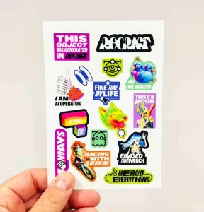 Custom Sticker Sheets Cartoon Design Kiss Cut Vinyl Sticker Sheets Waterproof Self Adhesive Sticker Sheet