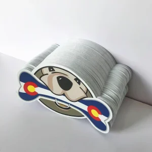 Custom Sticker Vinyl Die Cut Stickers Printing Adhesive Waterproof Company Cartoon PVC Logo Transparent Stickers