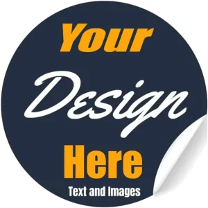 Custom Sticker Vinyl Sticker Custom Round Sticker Waterproof Sticker Label Printing logo Sticker Roll Self Adhesive Vinyl Roll