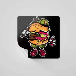Custom Stickers Logo Label Print UV Resist White Vinyl Cartoon PVC Matte Shiny Car Sticker Packs Waterproof Die Cut Sticker