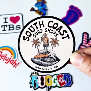 Custom Stickers Logo Printed Customized Vinyl PVC Stickers Print My Printing Foil Sticker for Promotion