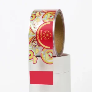 Custom Stickers Logo Product Label Adhesive Vinyl Food Packaging Roll Sticker Labels Waterproof Roll Labels for Bottle