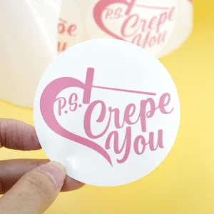 Custom Stickers Logo Waterproof Adhesive Vinyl Brand Logo Sealing Round Business Logo Sticker Food Packaging Labels Stickers