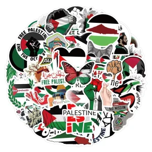 Custom Stickers Pattern Palestine Car Sticker Waterproof Palestine Flag Stickers for Decoration