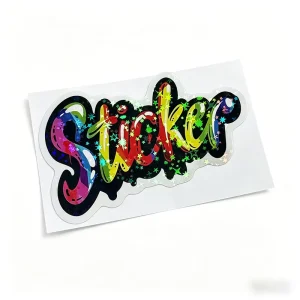 Custom Stickers Printed Company Waterproof Vinyl Logo Sticker Cartoon Die Cut Sticker for Promotion