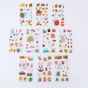 Custom Stickers Vinyl Sticker Sheet PVC Cartoon Decoration Kiss Cut Sheets for Decor Sticker
