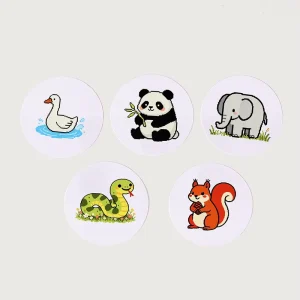 Custom Stickers Waterproof Durable Transparent Logo Labels for Packaging