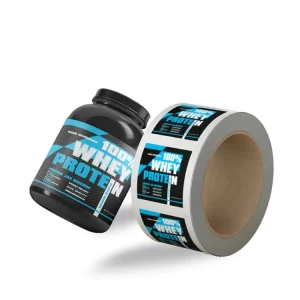 Custom Supplement Printing Label Service High Quality Nutraceutical Labels for Professional Vitamin Bottle WHEY Protein Label