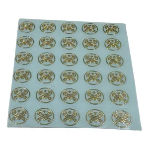 Custom Thin Electroform Chrome Nickel Plating Multicolour 3D Logo Transfer Waterproof Metal Letter Brand Sign Labels Stickers