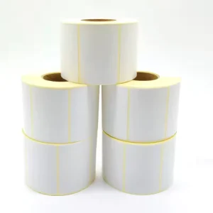 Custom Three Proof Transfer Thermal Adhesive Printing Email Face Sheet Promotional Stickers Paper Thermal Sticker Roll