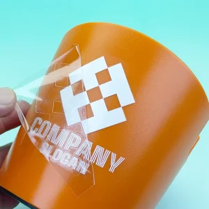 Custom Transferable Logo Sticker Adhesive Transfer Stickers Waterproof 3D Embossed Logo UV DTF Sticker