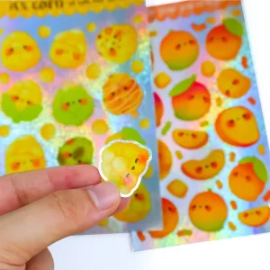 Custom Transparent Kiss Cut Stickers Mini Car Animal Cartoon Kids Stickers