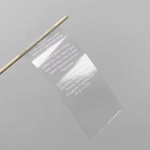 Custom Transparent Sticker Self Adhesive Waterproof Vinyl PP Clear Stickers With Logo