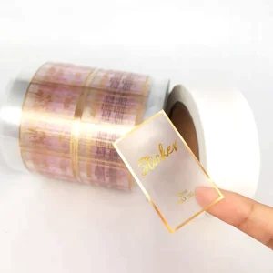 Custom Transparent Sticker logo Customized clear Sticker Self Adhesive Labels