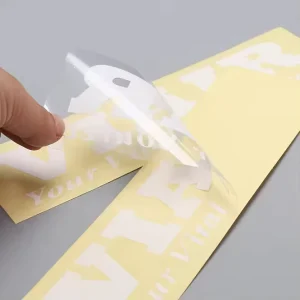 Custom Transparent Stickers PVC or PET Self adhesive Labels Clear Self adhesive Printing Stickers